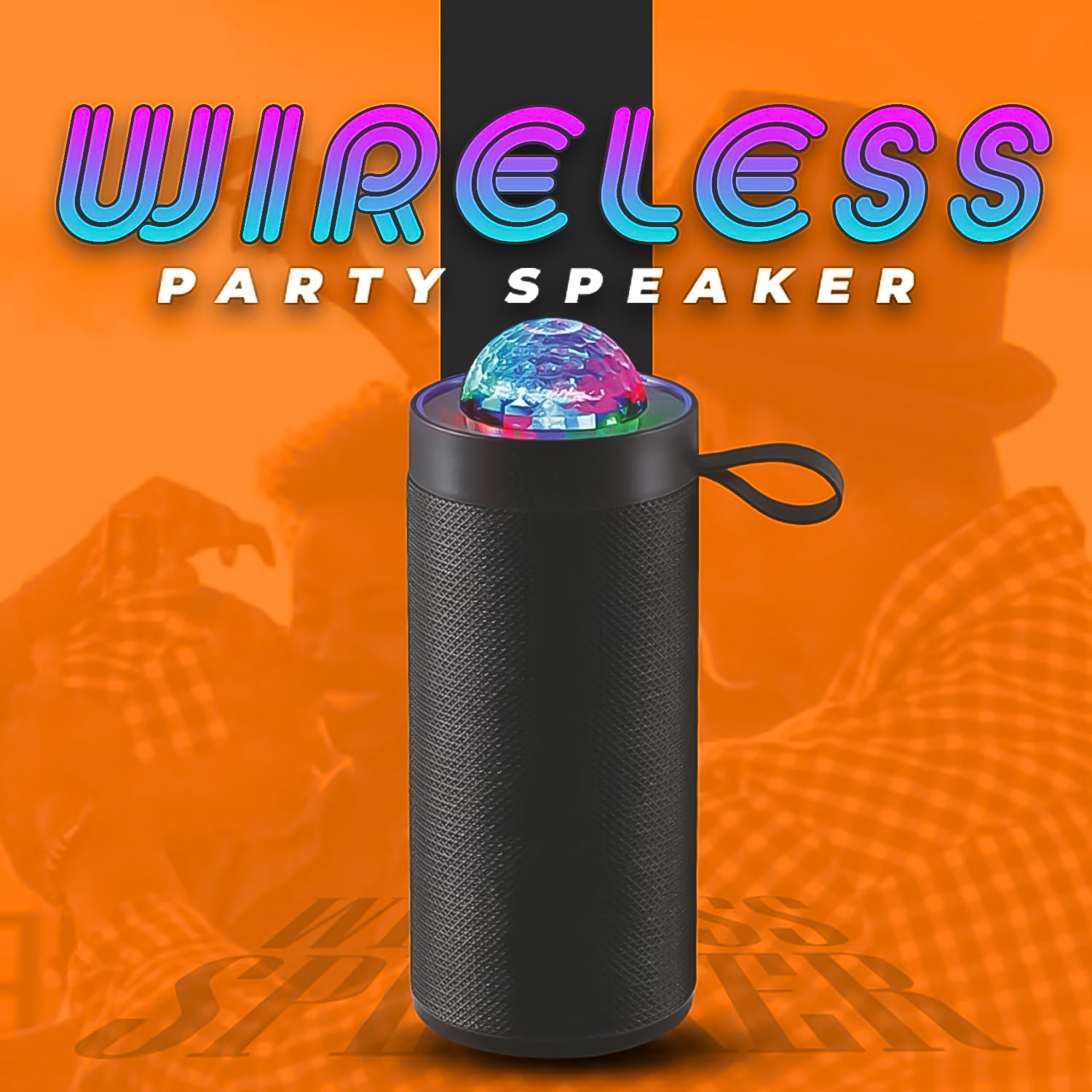 3D Disco Light Sound Bluetooth Speaker (1 Pc) 3D Disco Light Sound Bluetooth Speaker (1 Pc)